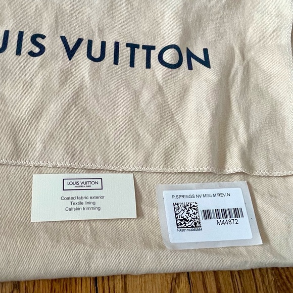 Louis Vuitton Palm Springs Mini Backpack Reverse Monogram Canvas MM44872 - Picture 2 of 9